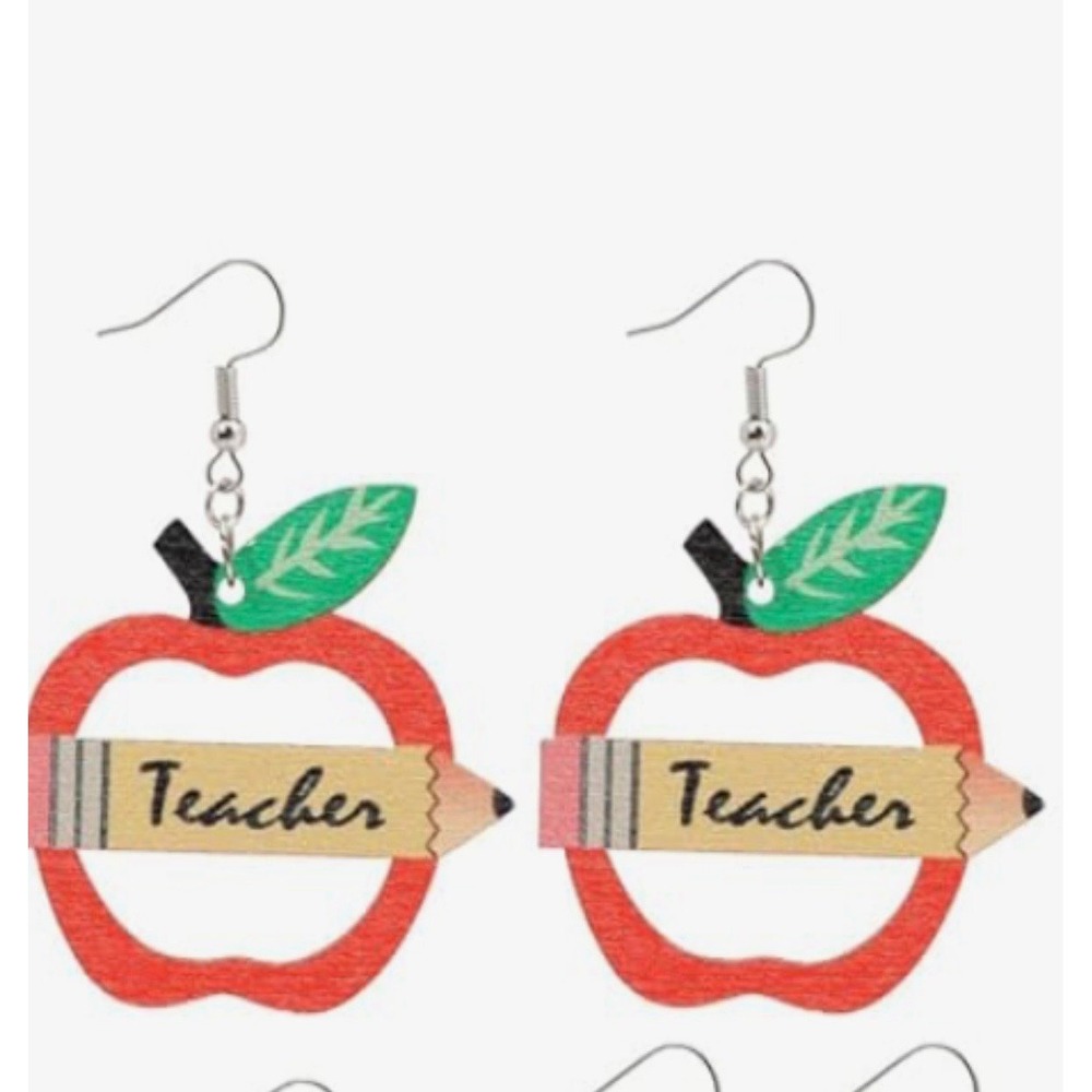 New women's teacher earring dangling‎ from Amazon
